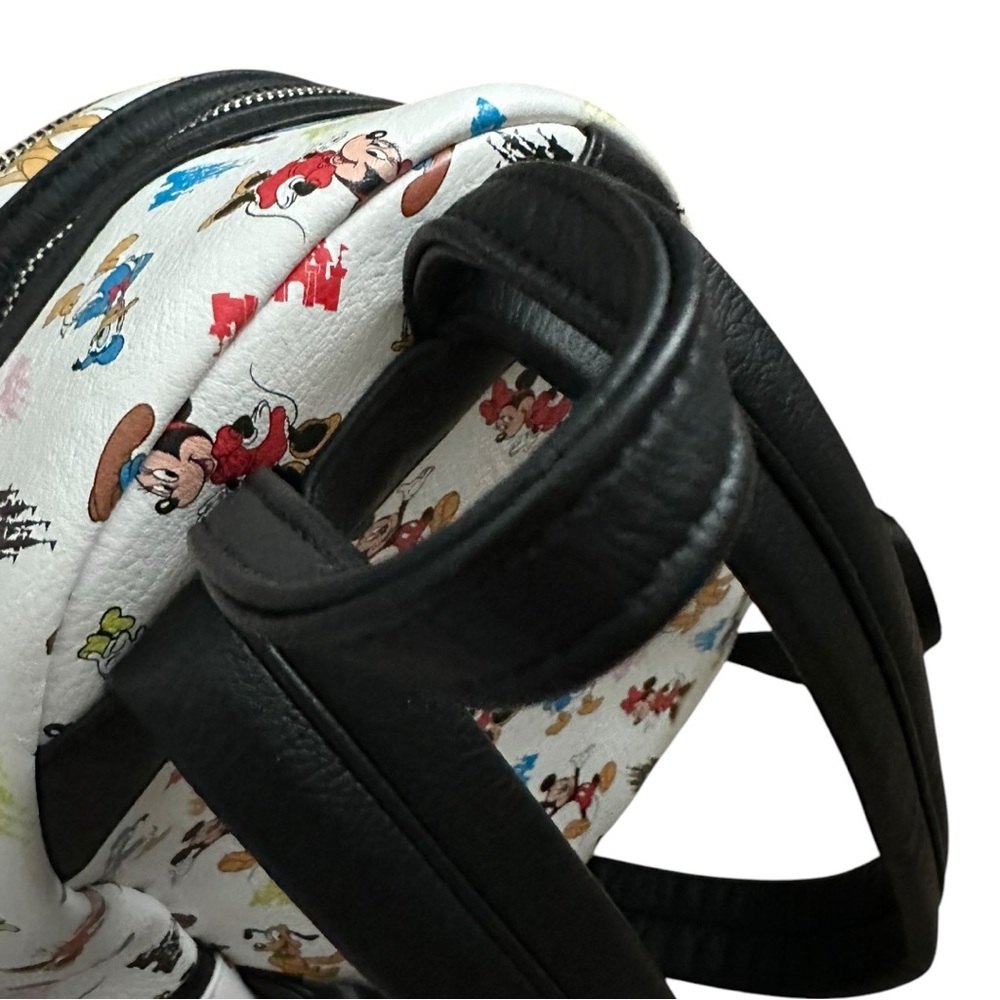 Loungefly Disney Character Print Backpack - White and Multicolor - Picture 14 of 16